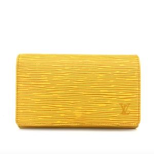 Louis Vuitton Epi Leather Wallet +Dust Bag +LV Box